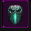 Teal Dark Omen Mask