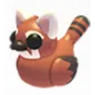 Red Panda Ducky 18x