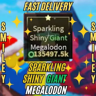 Sparkling Shiny Giant Megalodon