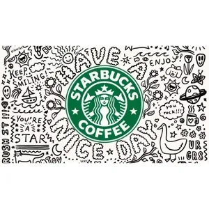 $50 USD Starbucks ( 25X2 )