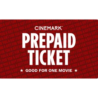 5x Cinemark Prepaid Tickets