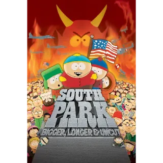 South Park: Bigger, Longer & Uncut 4K Code Paramount Vudu