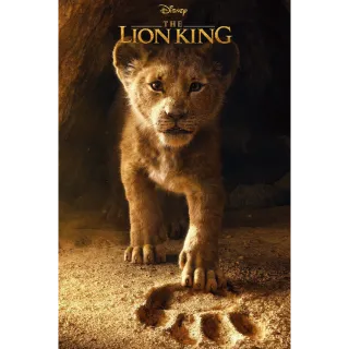 The Lion King Live 4k MA Code