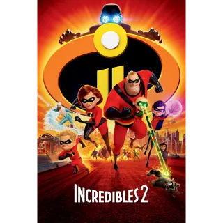 Incredibles 2 4K MA Code