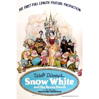 Snow White and the Seven Dwarfs HD MA Code