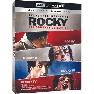 Rocky The Knockout Collection 4K Vudu Code