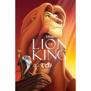 The Lion King (Animated) HD Google Play Code