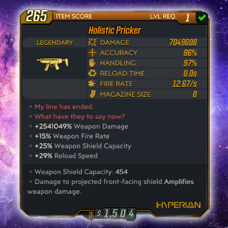 Weapon | Modded Pricker Level 1 -  Game Items - Gameflip