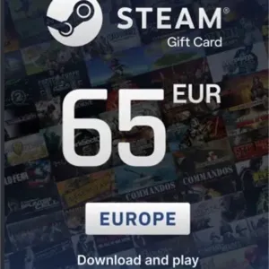 Steam €65 EUR Key - Europe