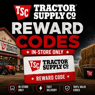 $10.00 Tractor Supply Co Reward Code