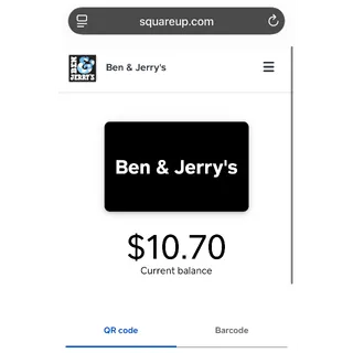 $10.70 USD BEN & JERRY’S