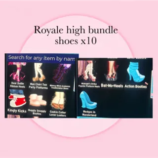 Royale high shoes x10