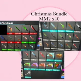 Christmas Bundle mm2 x40