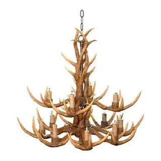 antler chandelier