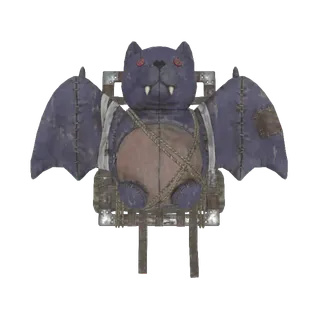 bat plushie backpack
