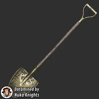 gold shovel paint