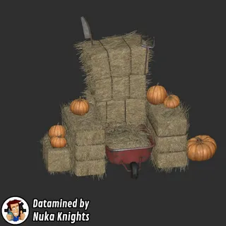 Hay Bale Throne