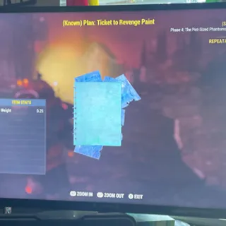 ticket to revenge paint