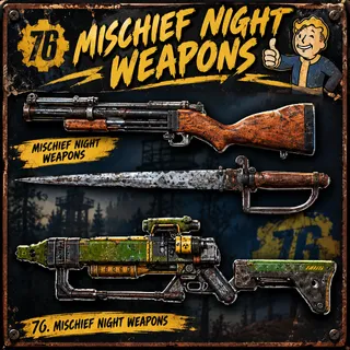 All 3 Mischief night Weapons