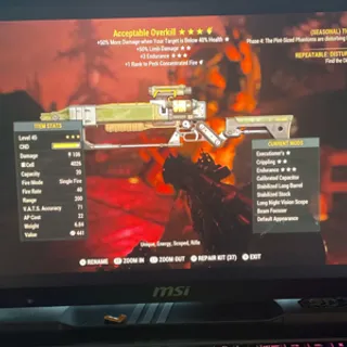 acceptable overkill