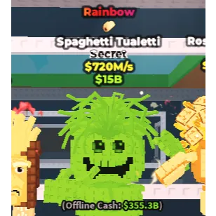 720 m/s ⭐Rainbow Spaghetti Tualetti⭐Instant Delivery ✅Cheap