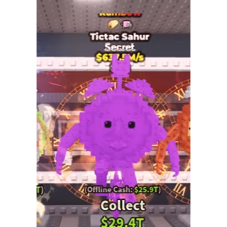 637.5 m/s ⭐Tictac Sahur rainbow⭐Instant Delivery ✅Cheap