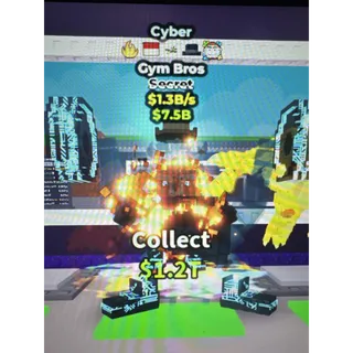 1.3 B/s ⭐NEW Cyber Gym Bros⭐Instant Delivery ✅Cheap 👤Pending193