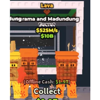 525 m/s ⭐Lava + Chocolate Garama and Madundung (RARE)⭐Instant Delivery ✅Cheap