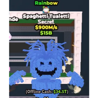 900 m/s ⭐Rainbow Spaghetti Tualetti⭐Instant Delivery ✅Cheap