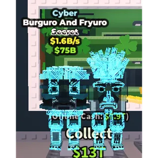 1.6 B/s ⭐Cyber Burguro and Fryuro⭐Instant Delivery ✅Cheap 👤Pending193