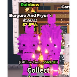 2.5 b/s ⭐Rainbow Burguro and Fryuro⭐Instant Delivery ✅Cheap