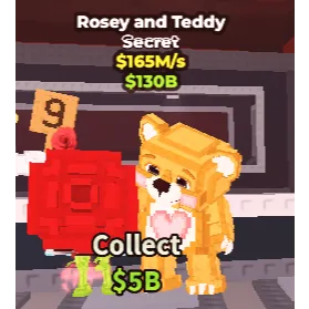 165 m/s ⭐Rosey and Teddy⭐Instant Delivery ✅Cheap