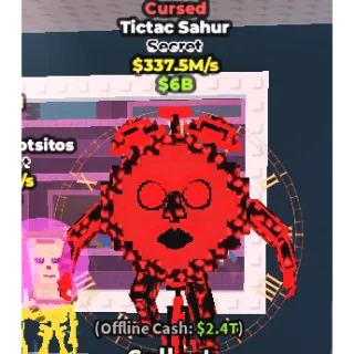 337.5 m/s ⭐Cursed Tictac Sahur⭐Instant Delivery ✅Cheap