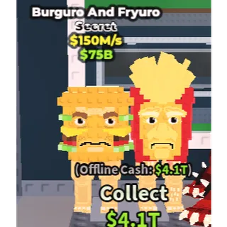 150 m/s ⭐Burguro and Fryuro⭐Instant Delivery ✅Cheap
