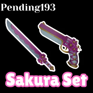 MM2 ⭐Sakura Set⭐Fast Delivery ✅Cheap 👤Pending193