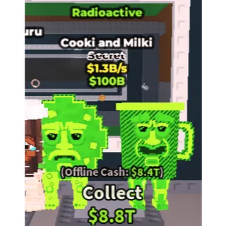 1.3 B/s ⭐Radioactive Cooki and Milki⭐Instant Delivery ✅Cheap