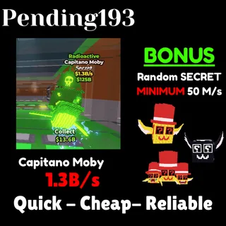 Capitano Moby Radioactive 1.3B/s