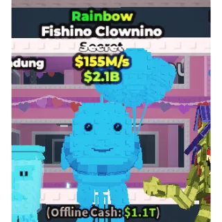 155 m/s ⭐(50 EXIST WORLDWIDE) Rainbow Fishino Clownino⭐Instant Delivery ✅Cheap