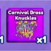 Carnival Brass Knuckles