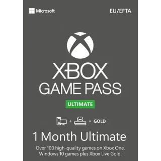 Xbox Game Pass Ultimate 1 Month EU Non-st