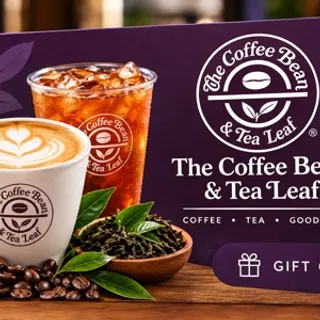 $20.00 coffee bean & tea leaf gift card .