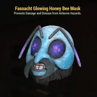Glowing Honey Bee Faschnaut Mask