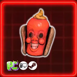 Glowing Red Hot Mask Fasnacht