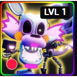 Shiny Leviathan Mangle - OG - Nightmare - Five Nights Tower Defense FNTD 2 - Roblox