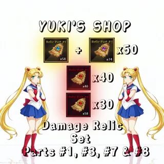 30% DAMAGE RELIC CRAFT MATERIALS | SAILOR PIECE