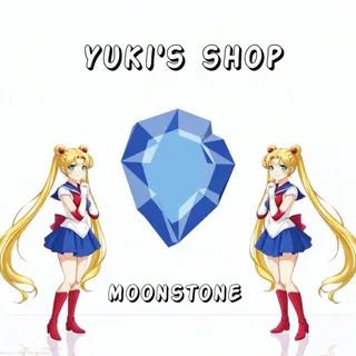 5x MOONSTONE / MOON STONE - FISCH