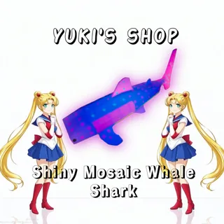 Shiny Mosaic Whale Shark - Fisch
