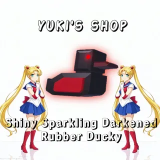 Shiny Sparkling Darkened Rubber Ducky - Fisch