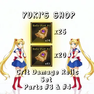 +25% CRIT DAMAGE RELIC CRAFT MATERIALS | SAILOR PIECE