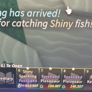 1x Fossilized Plesiosaur